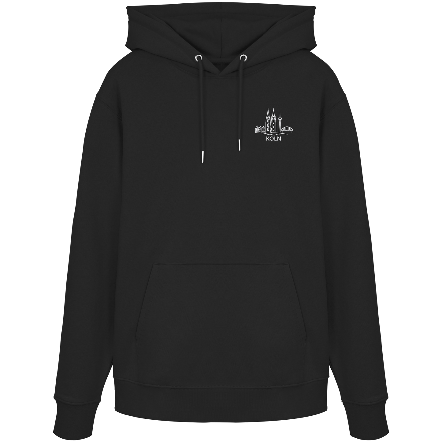 Köln Skyline Stick - Organic Hoodie