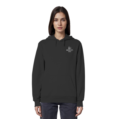 Köln Skyline Stick - Organic Hoodie