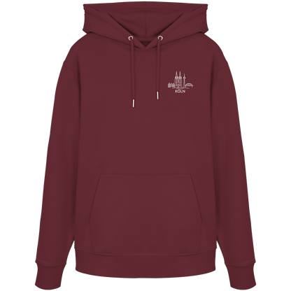 Köln Skyline Stick - Organic Hoodie