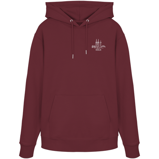 Köln Skyline Stick - Organic Hoodie