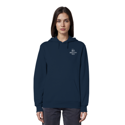 Köln Skyline Stick - Organic Hoodie