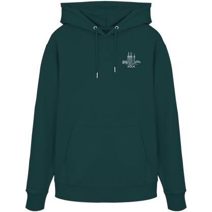 Köln Skyline Stick - Organic Hoodie