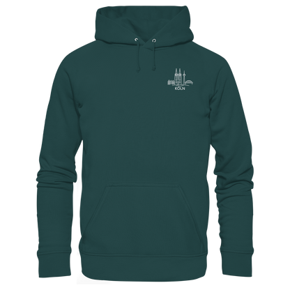 Köln Skyline Stick - Organic Hoodie