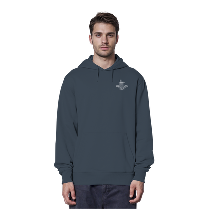 Köln Skyline Stick - Organic Hoodie