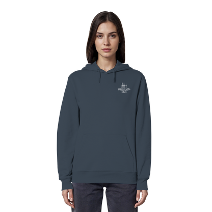 Köln Skyline Stick - Organic Hoodie