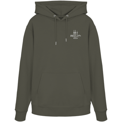Köln Skyline Stick - Organic Hoodie