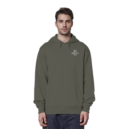 Köln Skyline Stick - Organic Hoodie