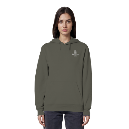 Köln Skyline Stick - Organic Hoodie