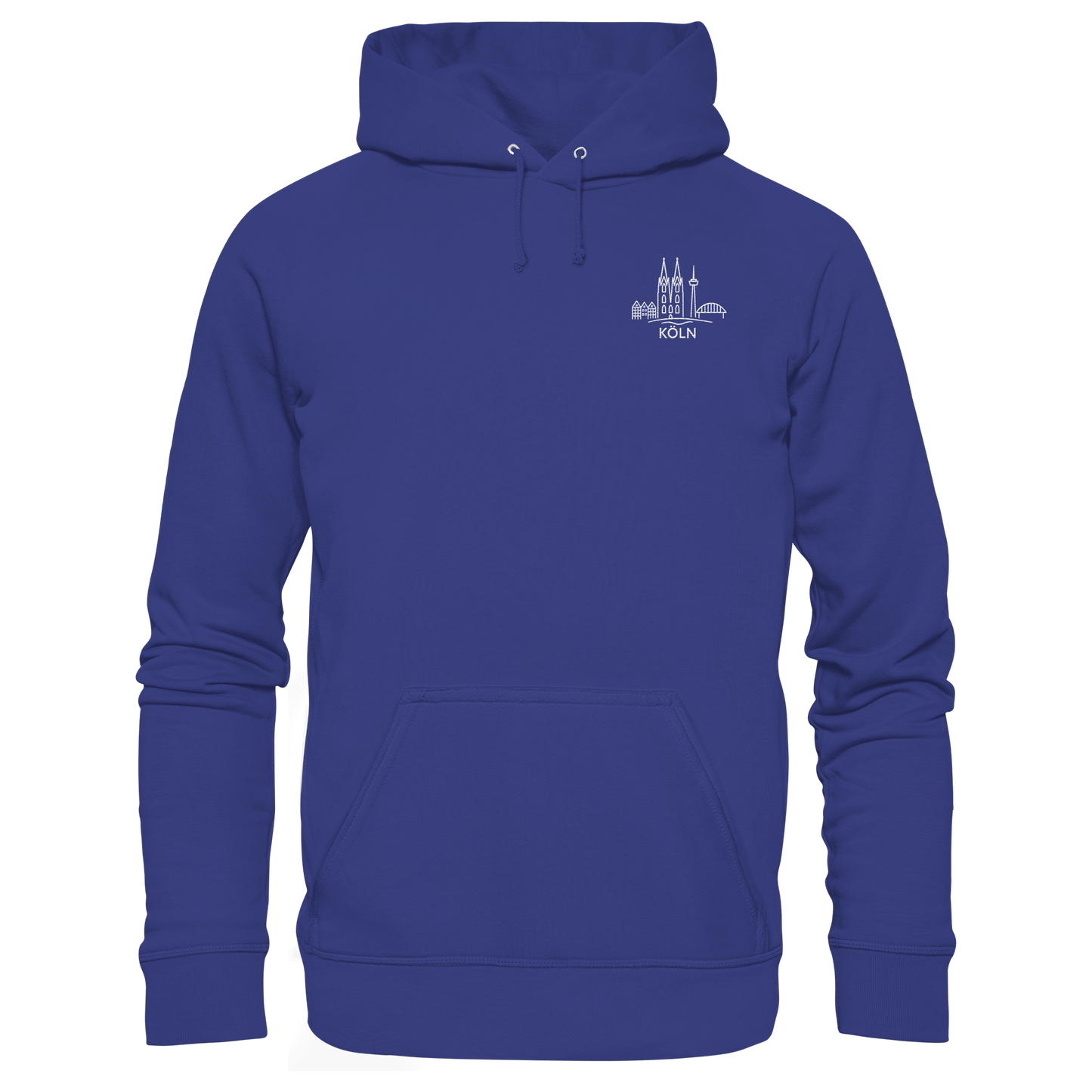 Köln Skyline Stick - Organic Hoodie