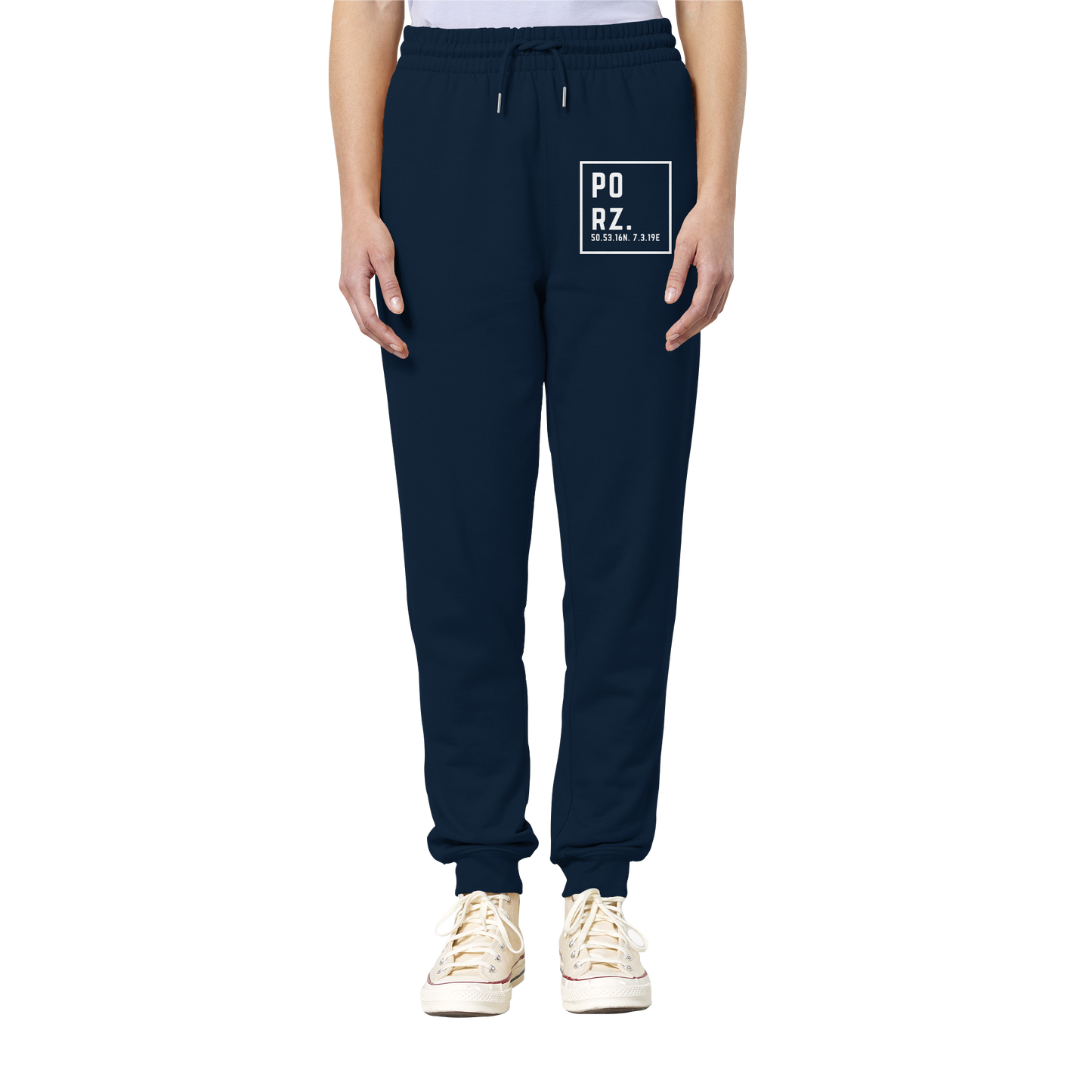 Porz Koordinaten (Druck)  - Organic Jogger Pants