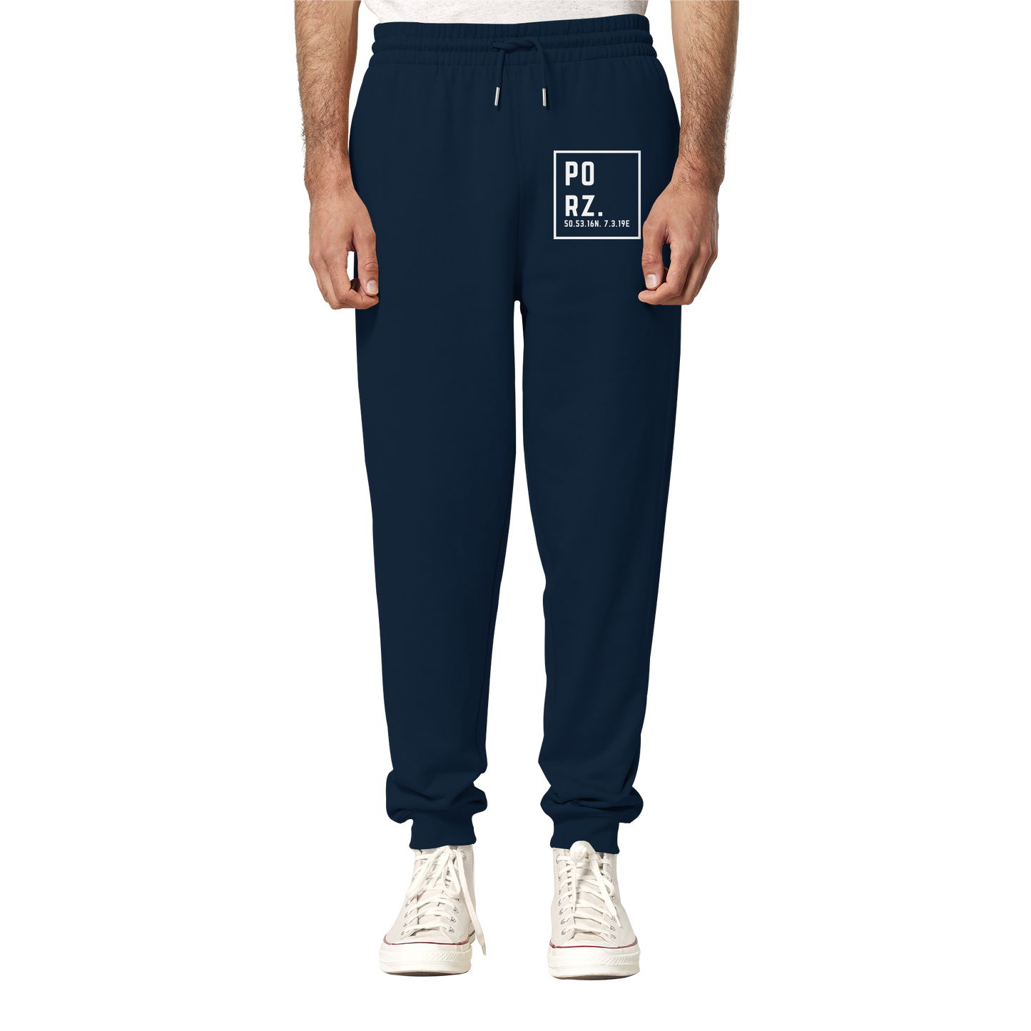 Porz Koordinaten (Druck)  - Organic Jogger Pants