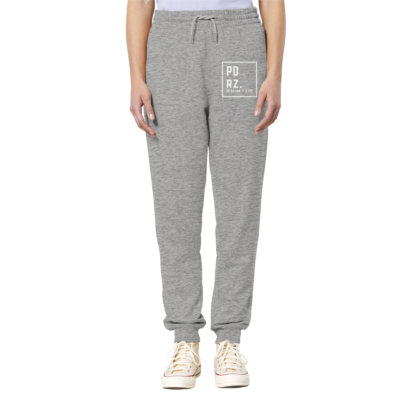 Porz Koordinaten (Druck)  - Organic Jogger Pants