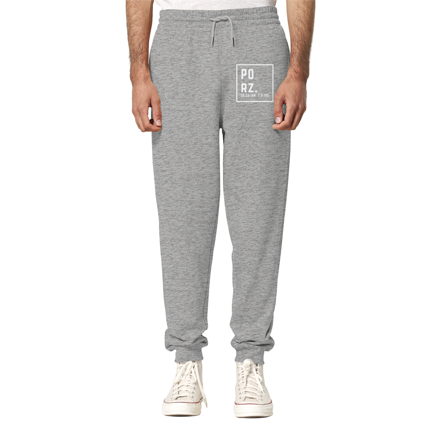 Porz Koordinaten (Druck)  - Organic Jogger Pants