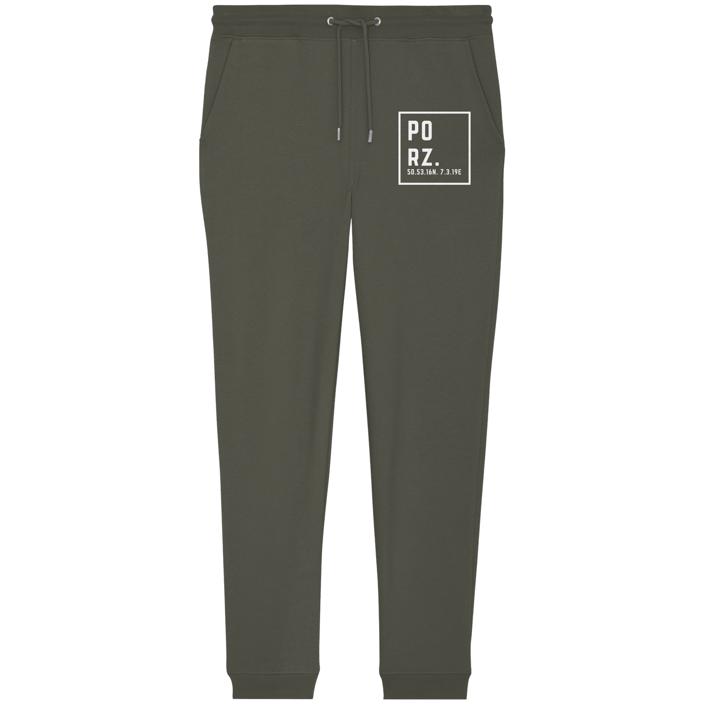 Porz Koordinaten (Druck)  - Organic Jogger Pants