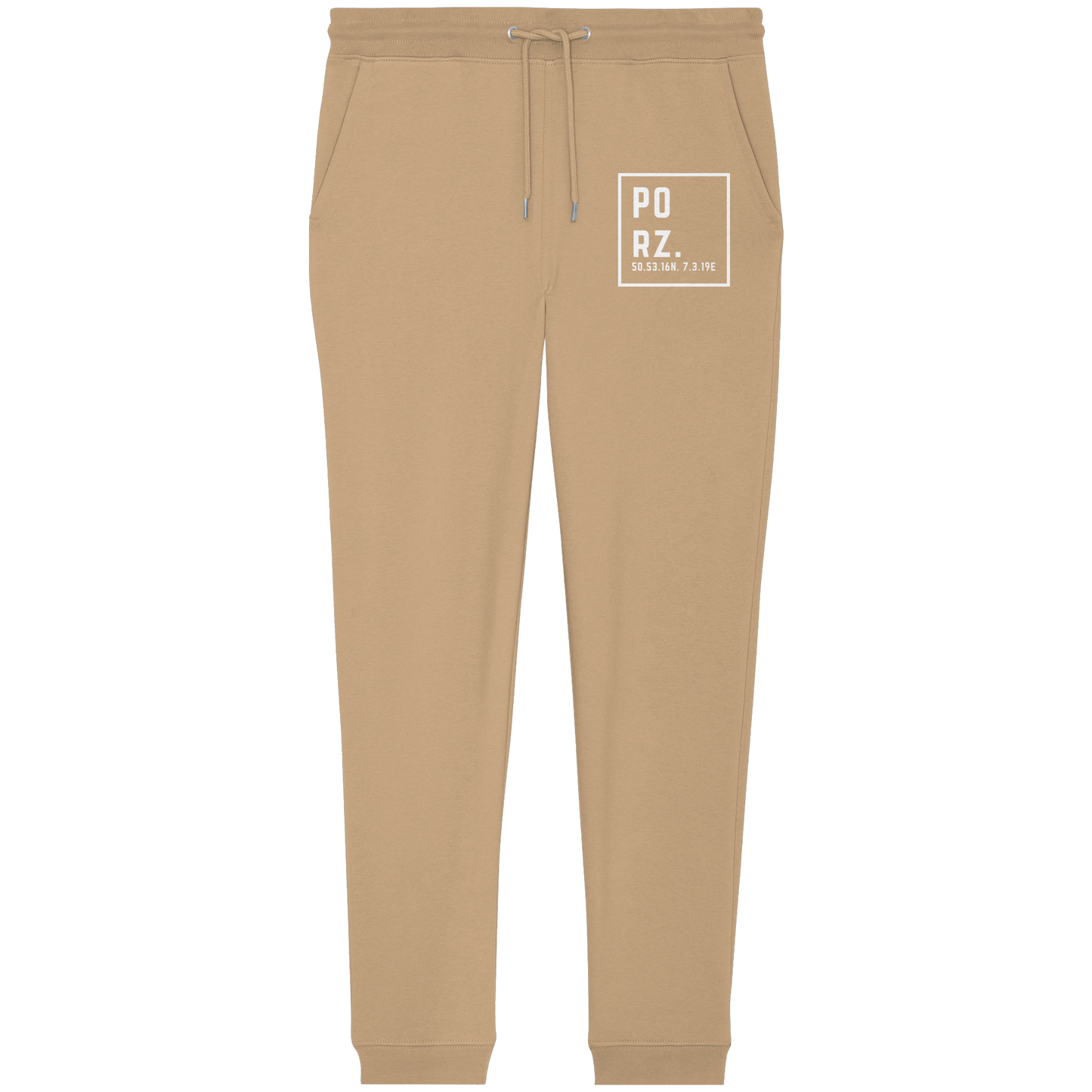 Porz Koordinaten (Druck)  - Organic Jogger Pants
