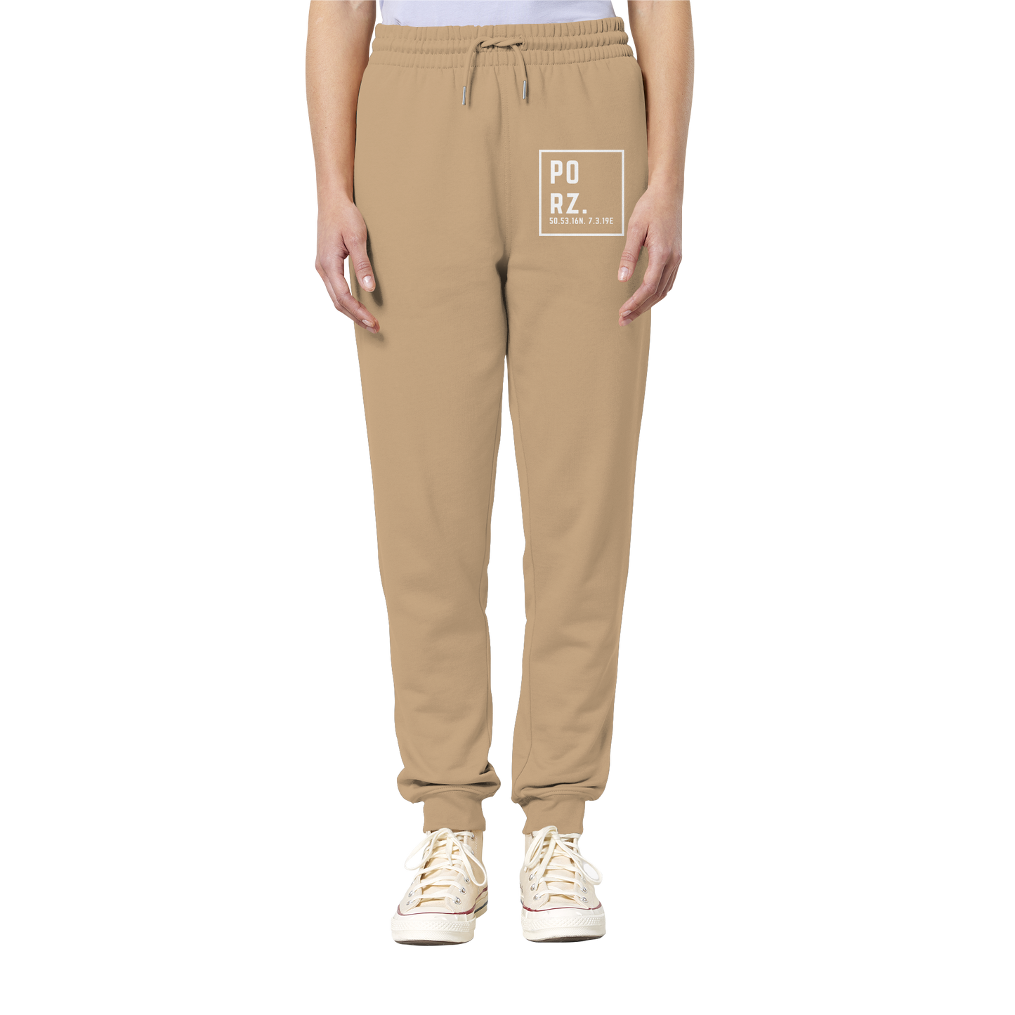 Porz Koordinaten (Druck)  - Organic Jogger Pants