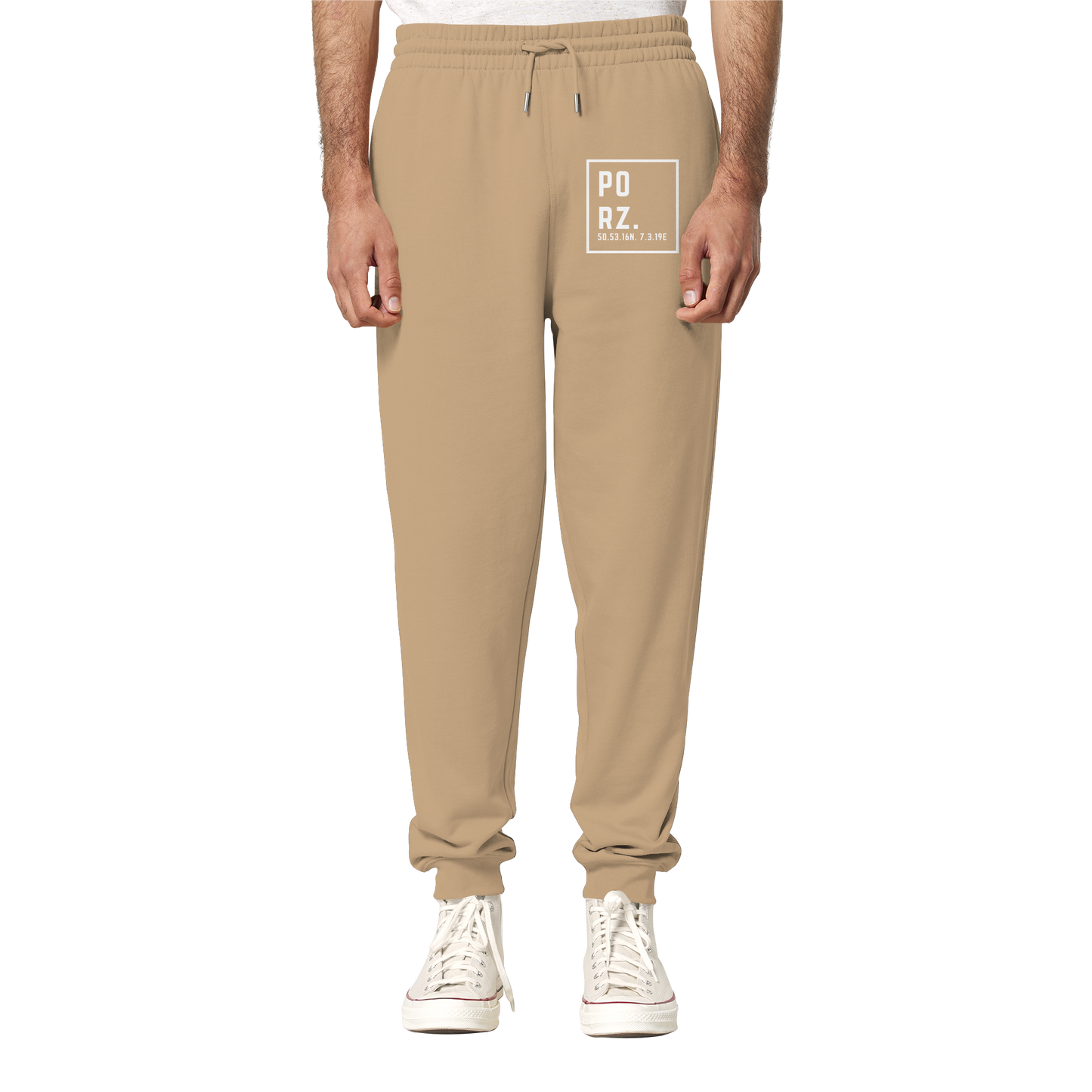 Porz Koordinaten (Druck)  - Organic Jogger Pants