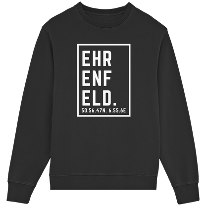 Ehrenfeld Koordinaten (großer Druck auf der Brust) - Organic Lightweight Sweatshirt