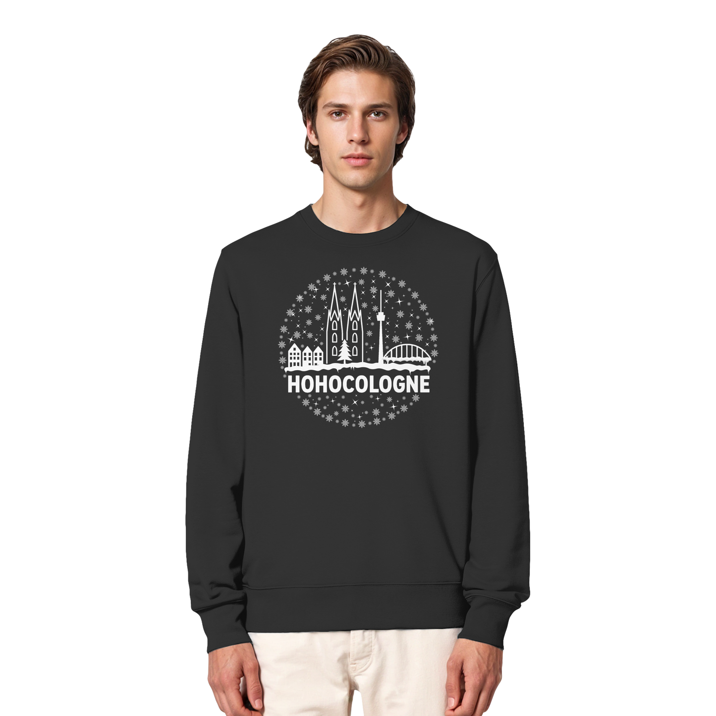 HOHOCologne Druck - Organic Lightweight Sweatshirt