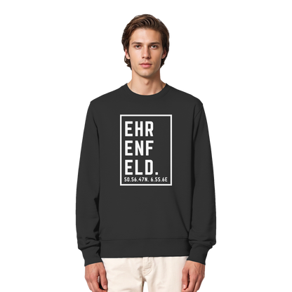 Ehrenfeld Koordinaten (großer Druck auf der Brust) - Organic Lightweight Sweatshirt