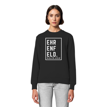 Ehrenfeld Koordinaten (großer Druck auf der Brust) - Organic Lightweight Sweatshirt
