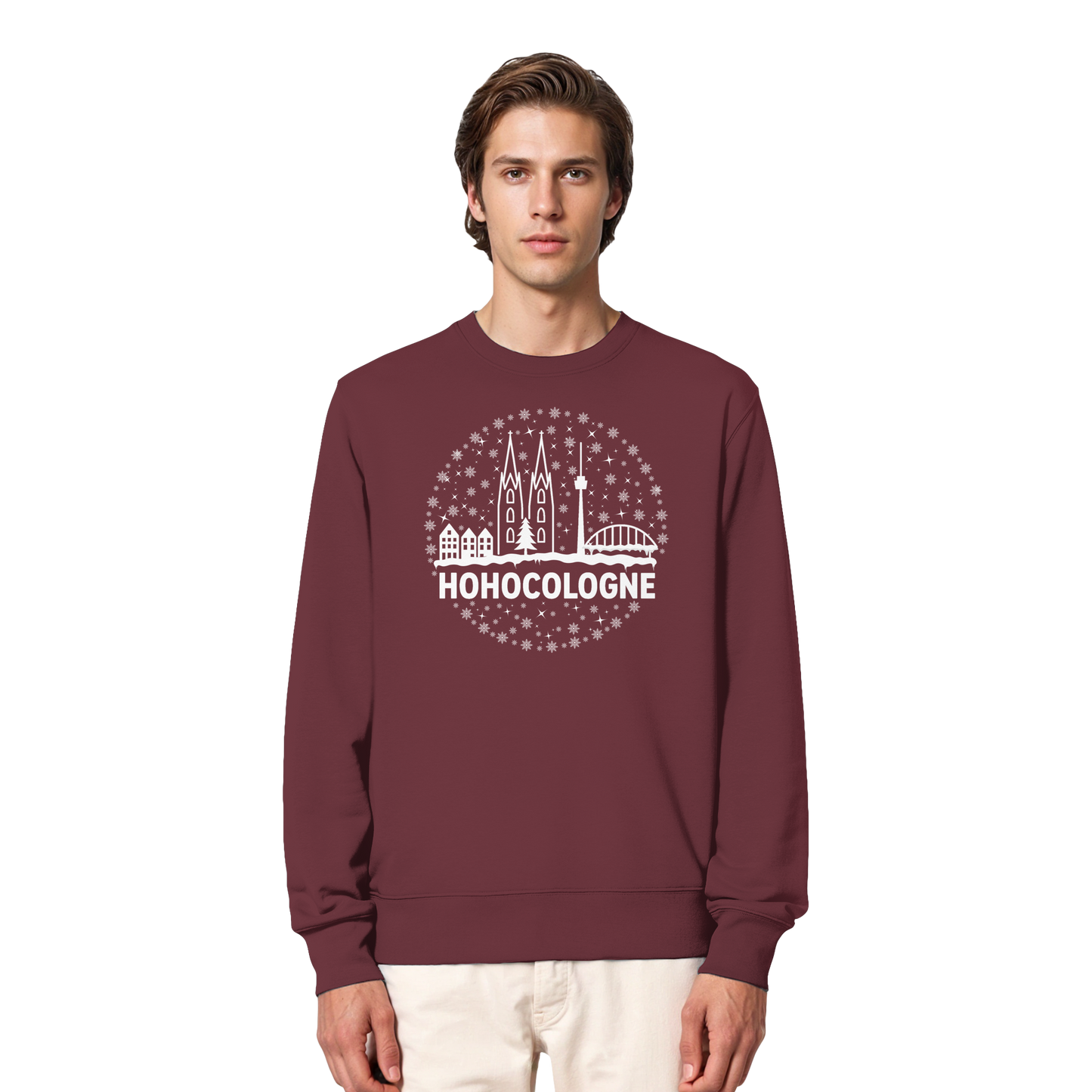 HOHOCologne Druck - Organic Lightweight Sweatshirt