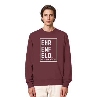 Ehrenfeld Koordinaten (großer Druck auf der Brust) - Organic Lightweight Sweatshirt