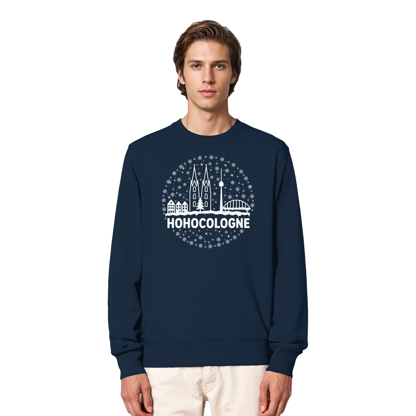HOHOCologne Druck - Organic Lightweight Sweatshirt
