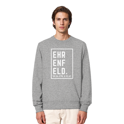 Ehrenfeld Koordinaten (großer Druck auf der Brust) - Organic Lightweight Sweatshirt