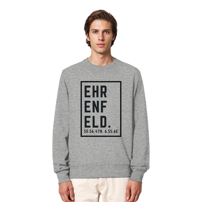 Ehrenfeld Koordinaten (großer Druck auf der Brust) - Organic Lightweight Sweatshirt