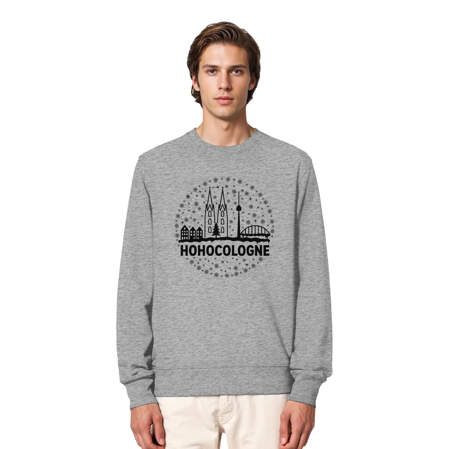 HOHOCologne Druck - Organic Lightweight Sweatshirt