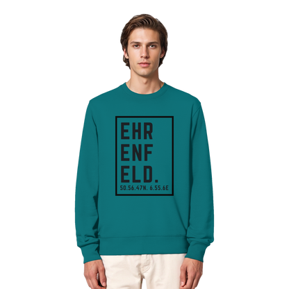 Ehrenfeld Koordinaten (großer Druck auf der Brust) - Organic Lightweight Sweatshirt