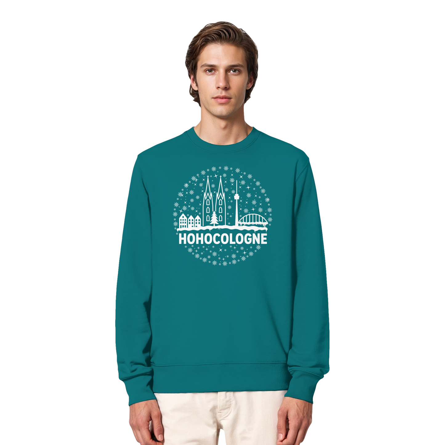 HOHOCologne Druck - Organic Lightweight Sweatshirt