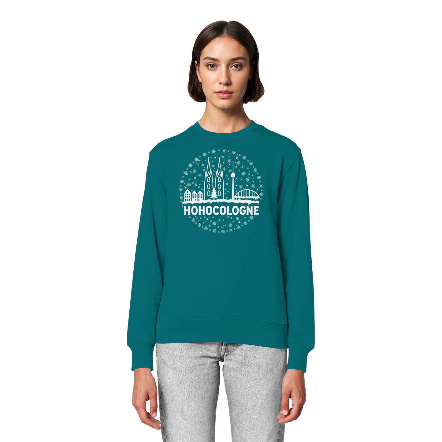HOHOCologne Druck - Organic Lightweight Sweatshirt