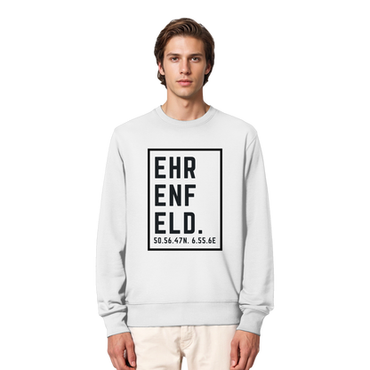 Ehrenfeld Koordinaten (großer Druck auf der Brust) - Organic Lightweight Sweatshirt