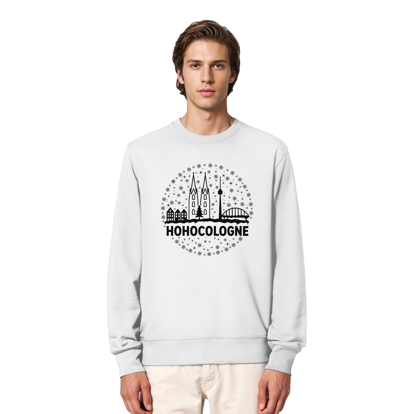 HOHOCologne Druck - Organic Lightweight Sweatshirt