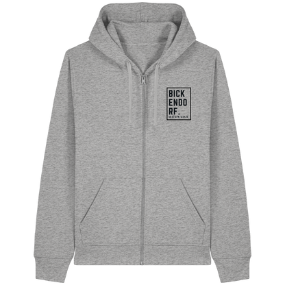 Bickendorf Koordinaten (kleiner Druck auf der Brust) - Organic Lightweight Zipper
