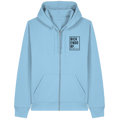Bickendorf Koordinaten (kleiner Druck auf der Brust) - Organic Lightweight Zipper
