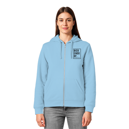 Bickendorf Koordinaten (kleiner Druck auf der Brust) - Organic Lightweight Zipper