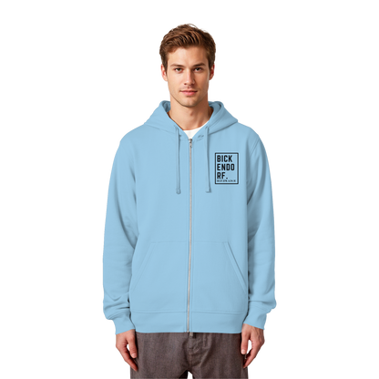 Bickendorf Koordinaten (kleiner Druck auf der Brust) - Organic Lightweight Zipper