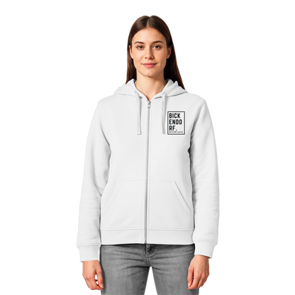 Bickendorf Koordinaten (kleiner Druck auf der Brust) - Organic Lightweight Zipper