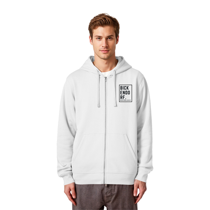 Bickendorf Koordinaten (kleiner Druck auf der Brust) - Organic Lightweight Zipper