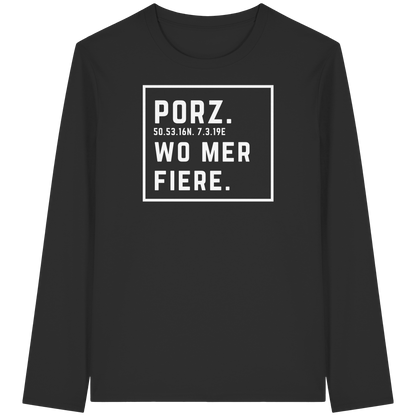Porz Fiere Druck  - Organic Longsleeve T-Shirt