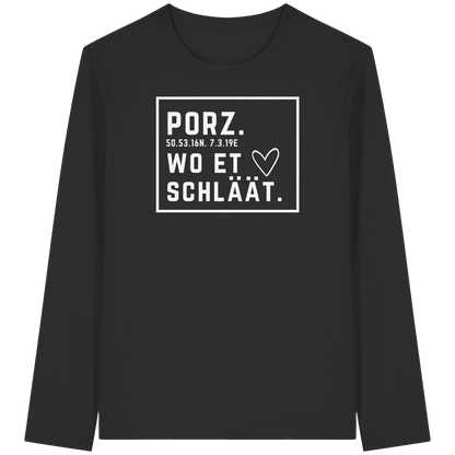 Porz Hätz Druck - Organic Longsleeve T-Shirt
