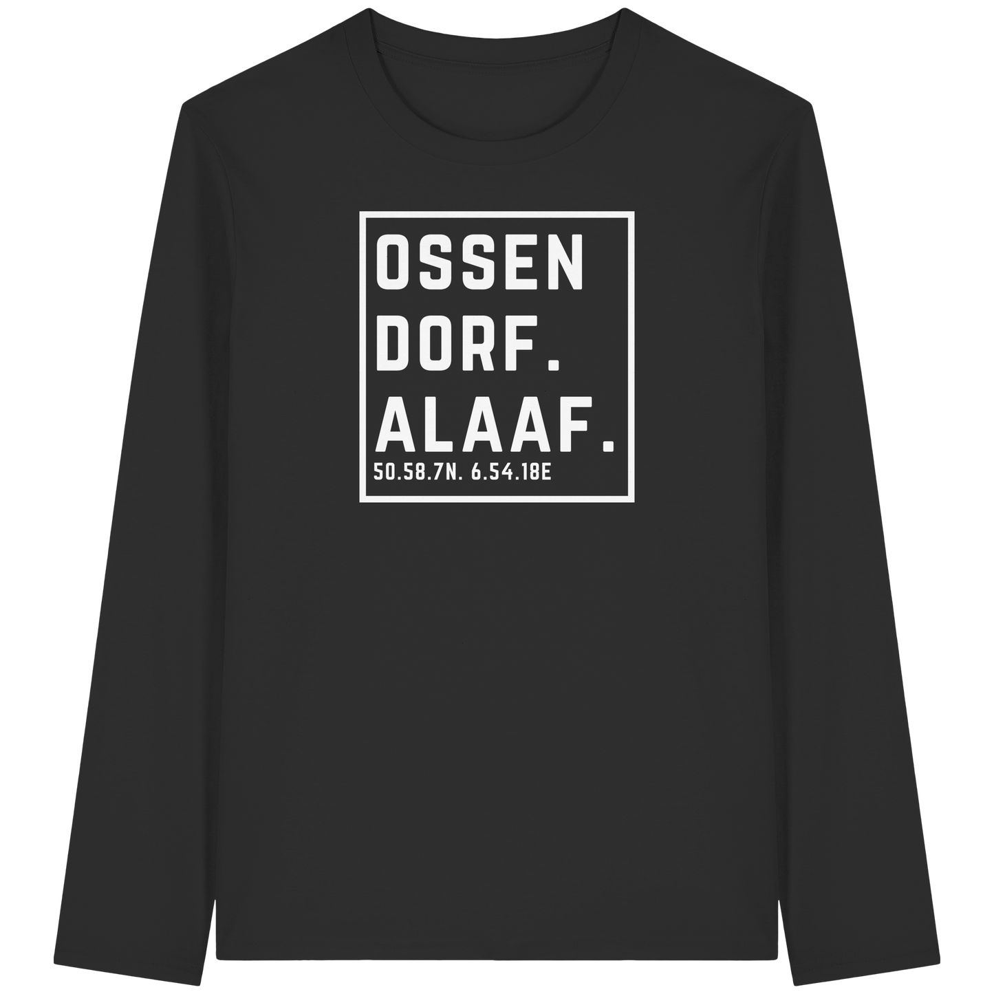 Ossendorf Alaaf Druck - Organic Longsleeve T-Shirt