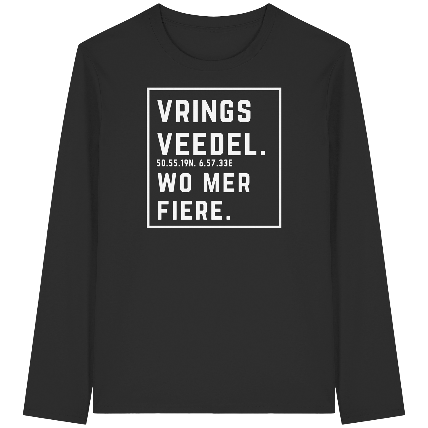 Vringsveedel Fiere Druck - Organic Longsleeve T-Shirt