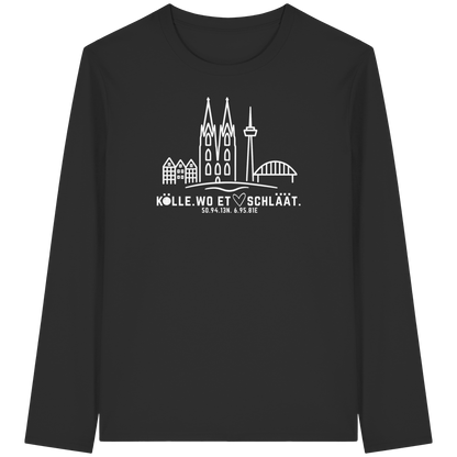 Skyline Hätz Druck  - Organic Longsleeve T-Shirt