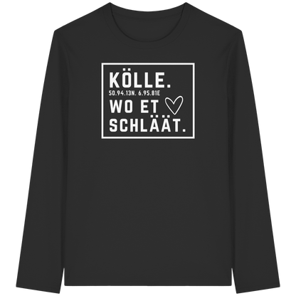 Kölle Hätz Druck - Organic Longsleeve T-Shirt