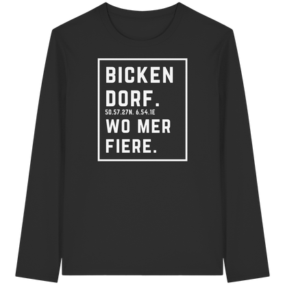Bickendorf Fiere Druck - Organic Longsleeve T-Shirt