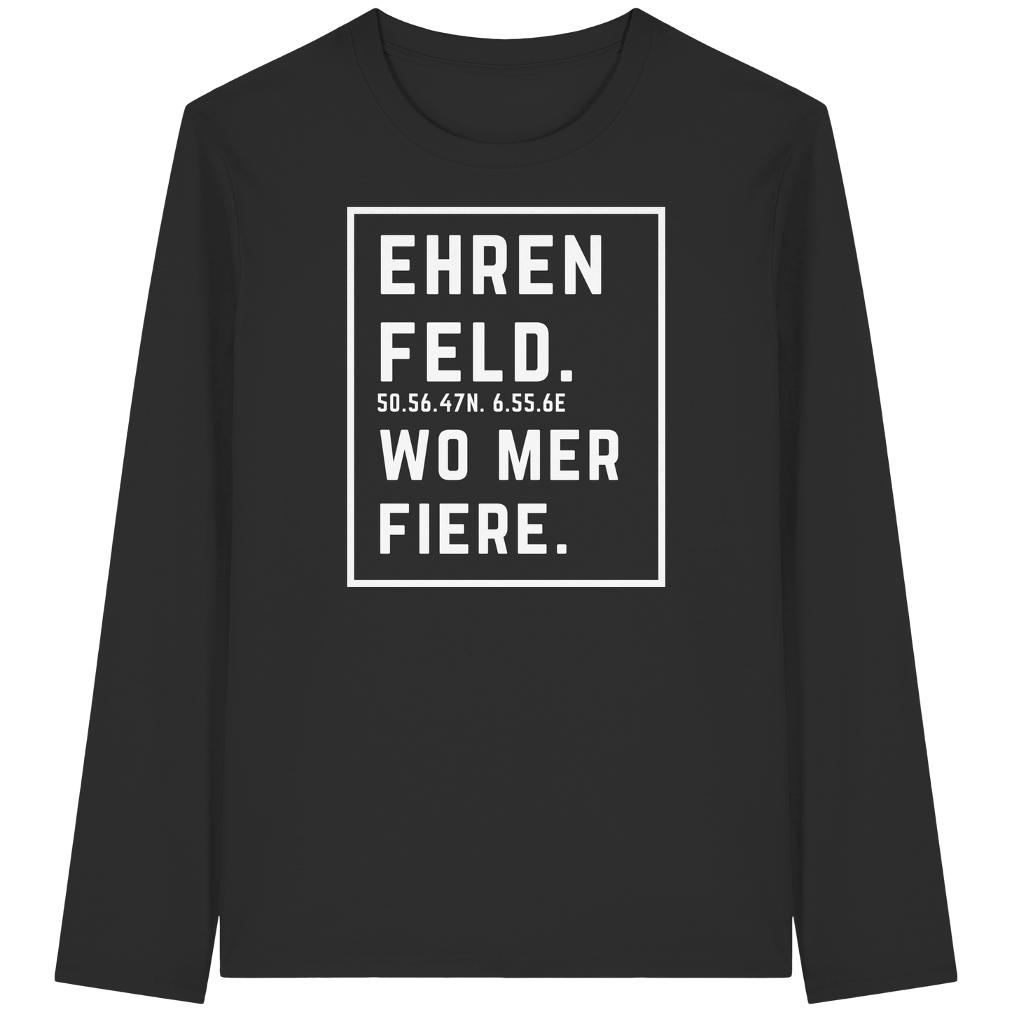 Ehrenfeld Fiere Druck - Organic Longsleeve T-Shirt
